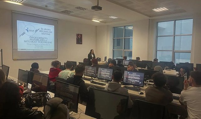Sinop'ta öğrencilere CV ve iş arama becerileri anlatıldı