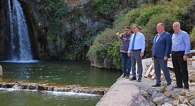 Sırakayalar Şelalesi'nde çalışmalar sürüyor