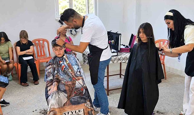 Söke Belediyesi'nden okul öncesi ücretsiz saç tıraşı