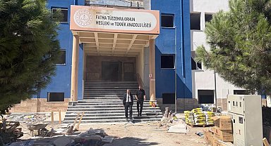 Söke'de okul güçlendirme çalışmaları hız kesmeden sürüyor