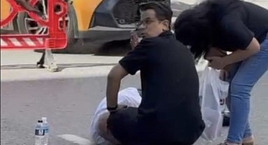 Sultangazi'de elektrikli scooter yayaya çarptı