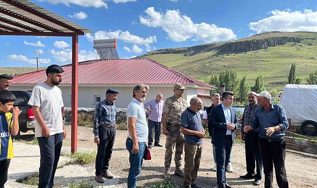 Susuz'da Kaymakam Öztürk'ten köy ziyaretleri