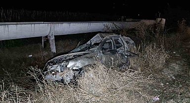 Takla atan otomobilden fırlayan şahıs hayatını kaybetti