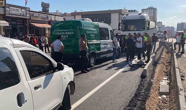 Tankerin çarptığı yaya hayatını kaybetti