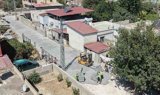 Tarsus'ta kırsal mahallelerde yol seferberliği