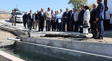 Taşlıçay'da açılan alabalık tesisi ilçe ekonomisine ve sosyal yaşama katkı sunacak