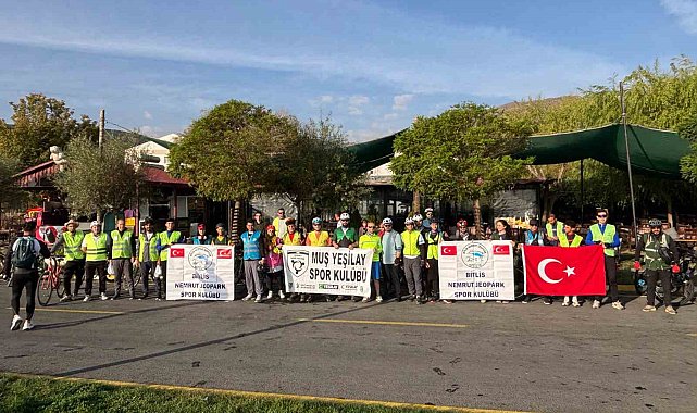 Tatvan'dan Muş'a 100 kilometrelik bisiklet turu