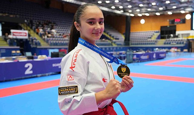 Tavşanlılı milli karateci Yüsra Bozbey İsveç'te şampiyon oldu