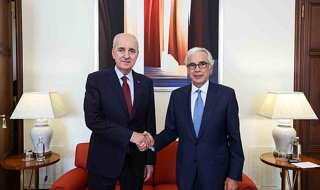 TBMM Başkanı Kurtulmuş, Portekiz Cumhuriyet Meclisi Başkanı Aguiar-Branco ile görüştü