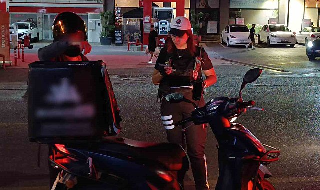 Tekirdağ'da trafik uygulaması