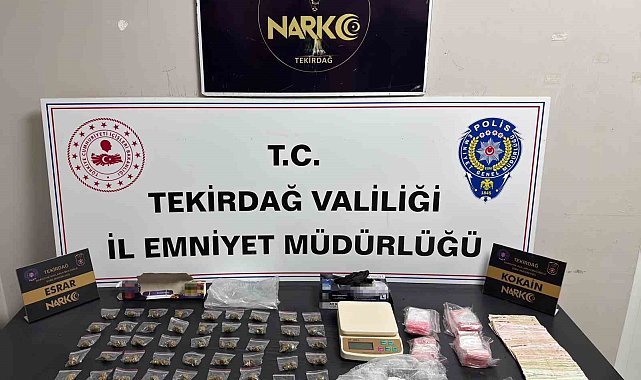Tekirdağ'da uyuşturucu operasyonlarında 220 şüpheliye işlem
