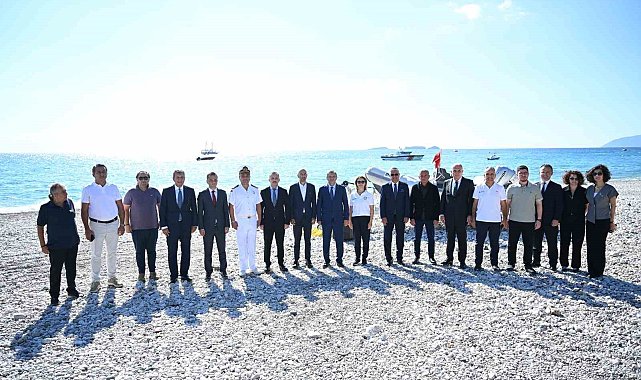 Tekirova Sahili'nde deniz yaşamını koruma çalışmaları başladı