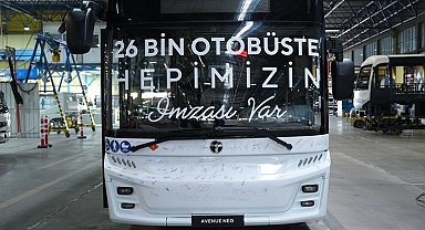 TEMSA'nın 26 bininci otobüsü banttan indi