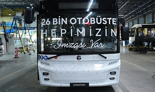 TEMSA'nın 26 bininci otobüsü banttan indi