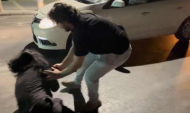 Ters yola girip gazeteci ve polislere hakaret eden şahıslar adliyeye sevk edildi