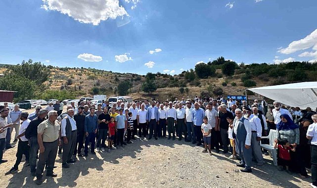 Teşikan Yaylası'nda su tepkisi