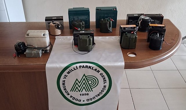 Tokat'ta kaçak avcılıkta kullanılan 12 ses cihazı ele geçirildi
