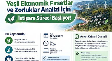 TR82 Bölgesi'nde yeşil ekonomik fırsatlar ve zorluklar analizi için istişare süreci başlıyor