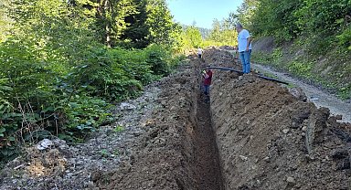 Trabzon Şalpazarı'nda içme suyu altyapısı güçleniyor