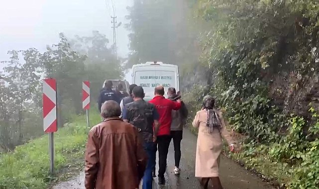 Trabzon'da toprak kayması: 1 ölü