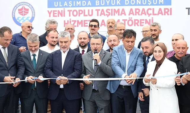 Trabzon'da ulaşım filosu güçleniyor