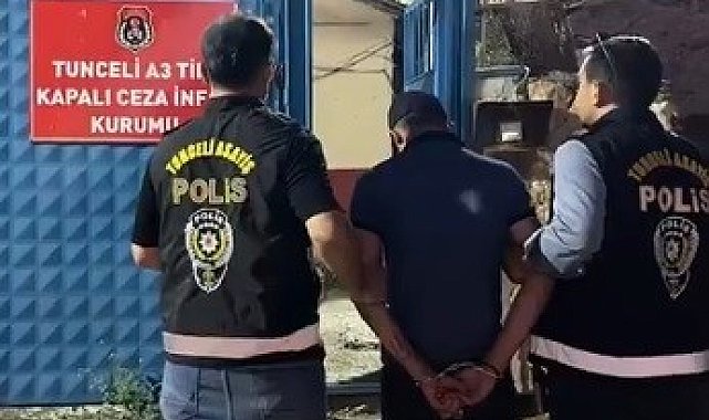 Tunceli'de 14 yıl kesinleşmiş hapis cezası bulunan zanlı yakalandı