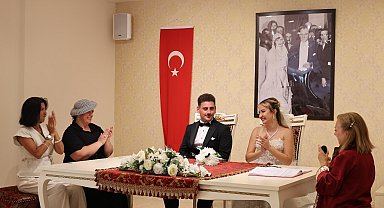 Turgutreis'te nikah hizmetlerine yoğun ilgi