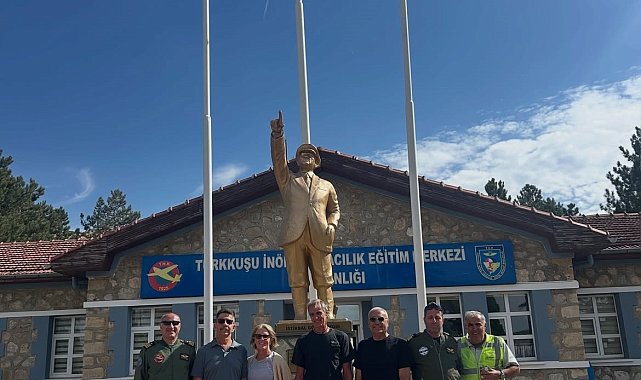 Türk havacılığının öncüsü Vecihi Hürkuş'un torunundan anlamlı ziyaret