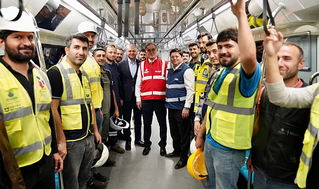 Ümraniye-Ataşehir-Göztepe hattında test sürüşü yapıldı... 19 Aralık'ta açılıyor