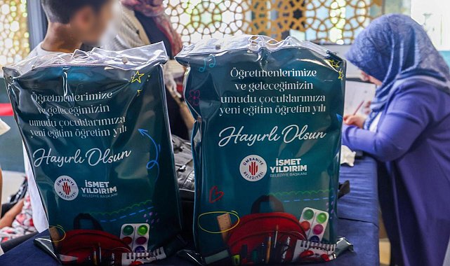 Ümraniye Belediyesi'nden 5 bin öğrenciye kırtasiye desteği