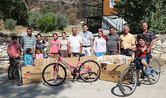 Umut'un bisikleti diğer çocuklara da 'umut' oldu