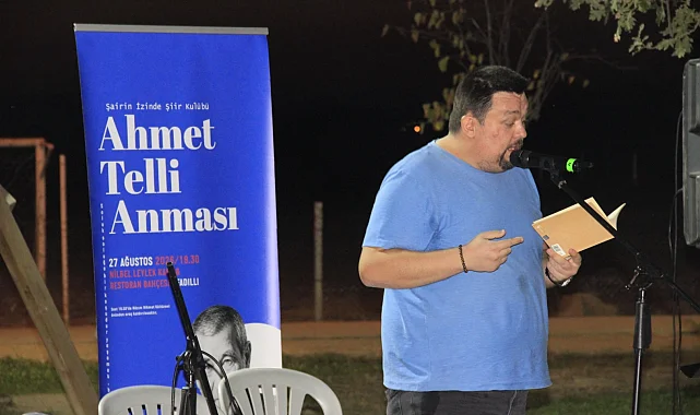 Usta şair Ahmet Telli Nilüfer'de şiirleriyle anıldı