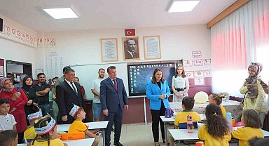 Vali Arslan'dan minik öğrencilere uyum desteği