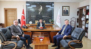 Vali Çiçek'ten İl Milli Eğitim Müdürlüğü'ne çalışma ziyareti