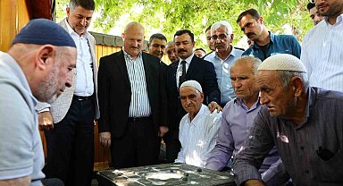 Vali Küçük, Kahta'da esnaf ve vatandaşlarla bir araya geldi