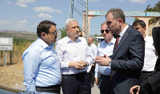 Vali Musa Işın, yol yapım çalışmalarını yerinde inceledi