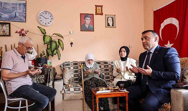 Vali Sözer, Şehit Ekrem Pehlivan'ın ailesini ziyaret etti