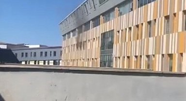 Van Eğitim ve Araştırma Hastanesinde korkutan duman