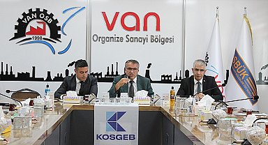 Van OSB Başkanı Memet Aslan'dan girişimcilere KOSGEB çağrısı: "Güncel destekler sanayimize güç katacak"
