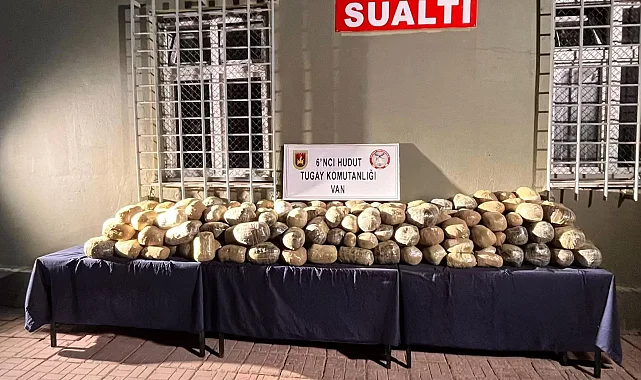 Van sınırında 412 kilogram uyuşturucu ele geçirildi