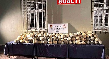 Van'da gerçekleştirilen uyuşturucu operasyonunda 412 bin 741 gram uyuşturucu madde ele geçirildi