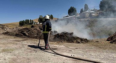 Van'da ot yangını