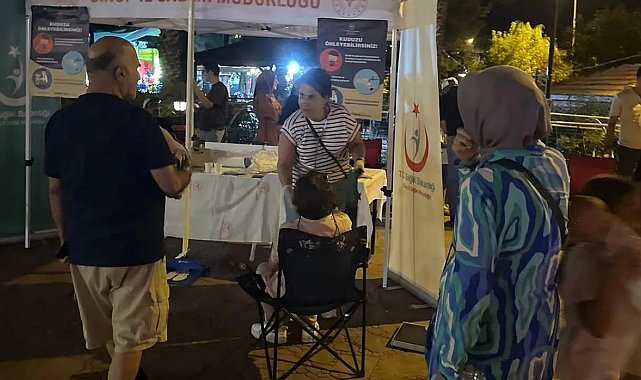 Vatandaşlar sağlıklı gelecek için bilgilendirildi