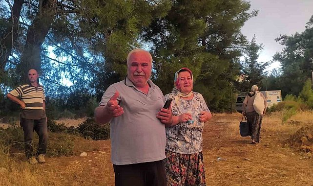 Yangını gözyaşları içinde izlediler