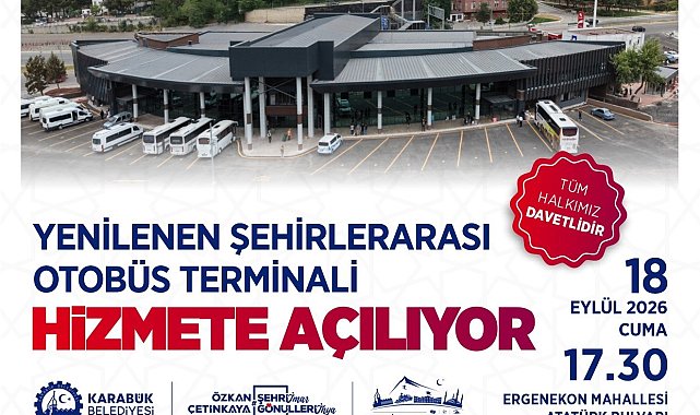 Yenilenen Karabük Şehirlerarası Otobüs Terminali resmi törenle açılacak
