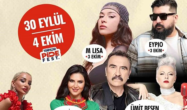 Yenipazar'da pide ve müzik şöleni bugün başlıyor