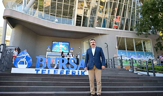 Yıldırım'da kadın ve çocuklara teleferik keyfi