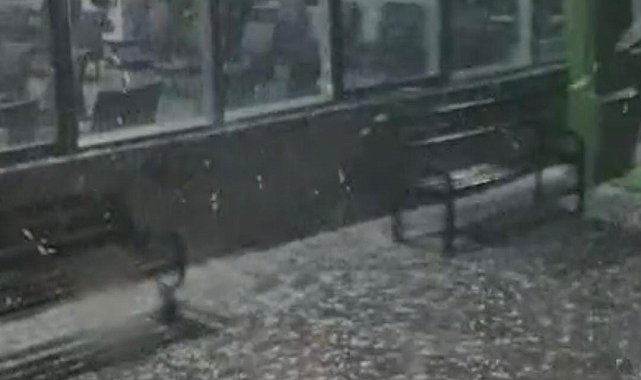 Yozgat'ta dolu yağışı etkili oldu
