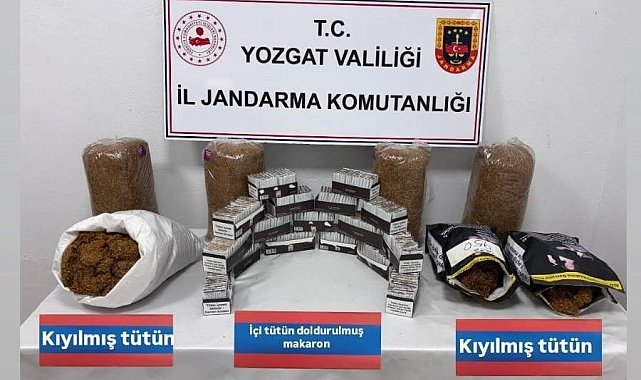 Yozgat'ta toplam 12 bin adet makaron ele geçirildi