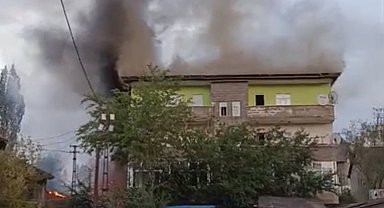Yüksekova'da yangın